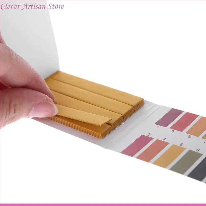 E06B 80 Pcs Aquarium Test Strip Fish for Tank Test Accurate Result for pH Easy Reading for Water Hydroponic & Soil Tes