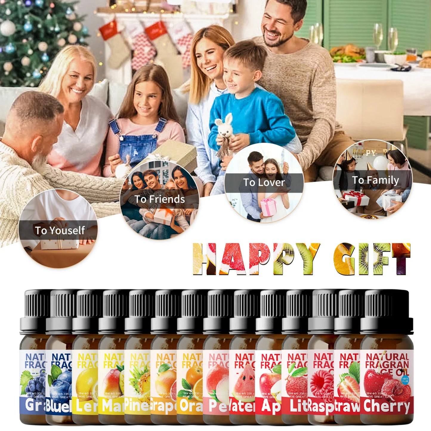 10ml Lemon Essential Oils Skin Care Lemon Perfume In car fragrance Funny Gifts At Home Or On-The-Go Aroma Oil