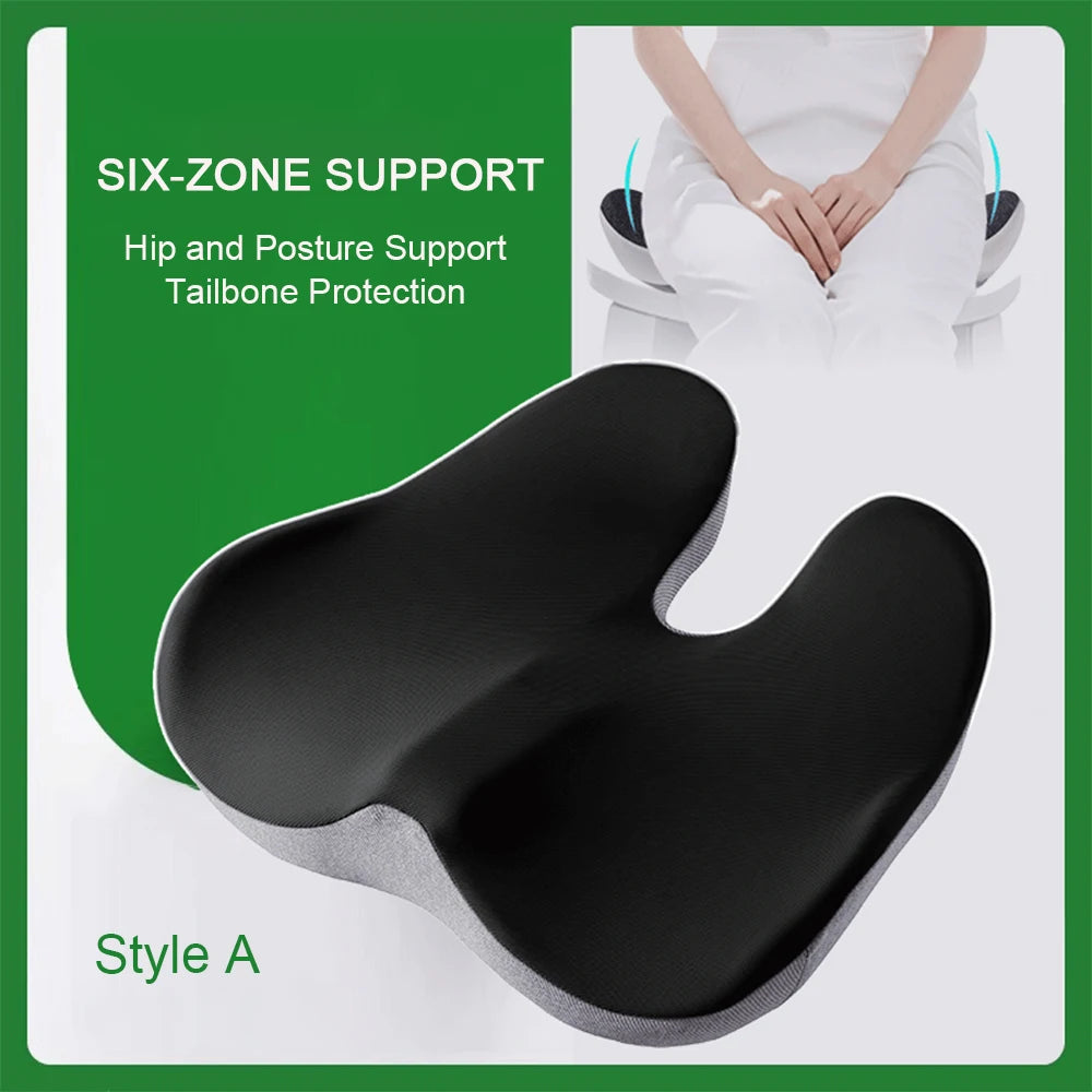 Electric Massage Cushion Vibration Massage Chair Cushion Hip Massage Mat Buttock Massager Waist Support Lumbar Pillow masajeador