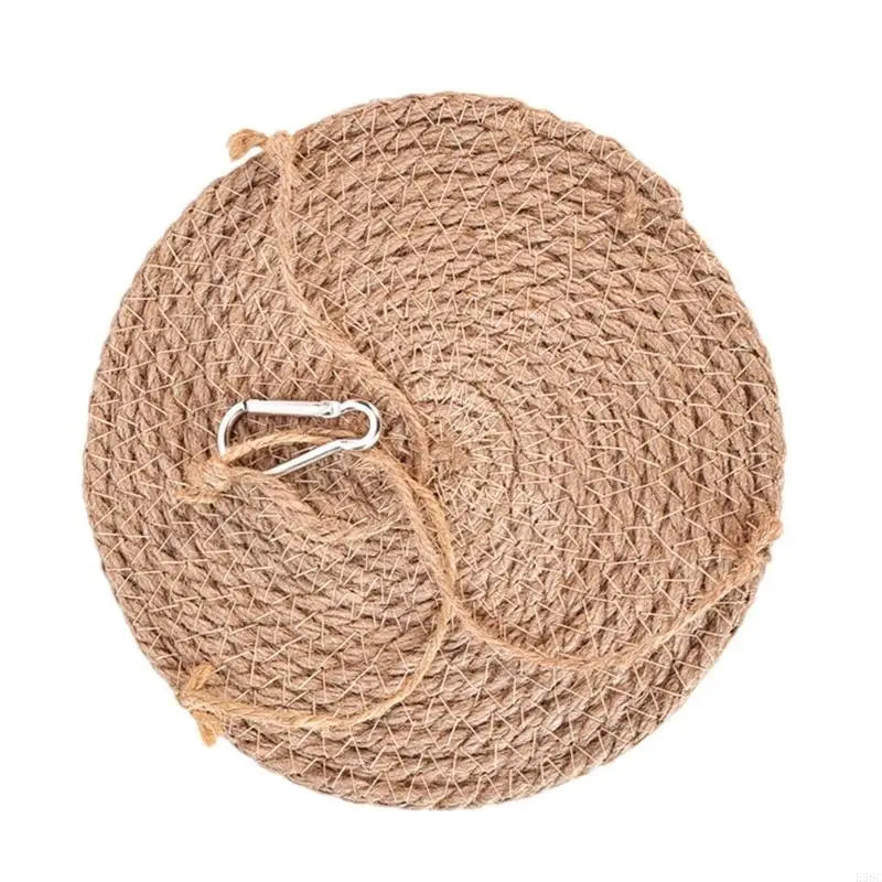 Reptiles Hammock Straw Woven Wear Resistant Hanging Bed for Terrariums Small Pet