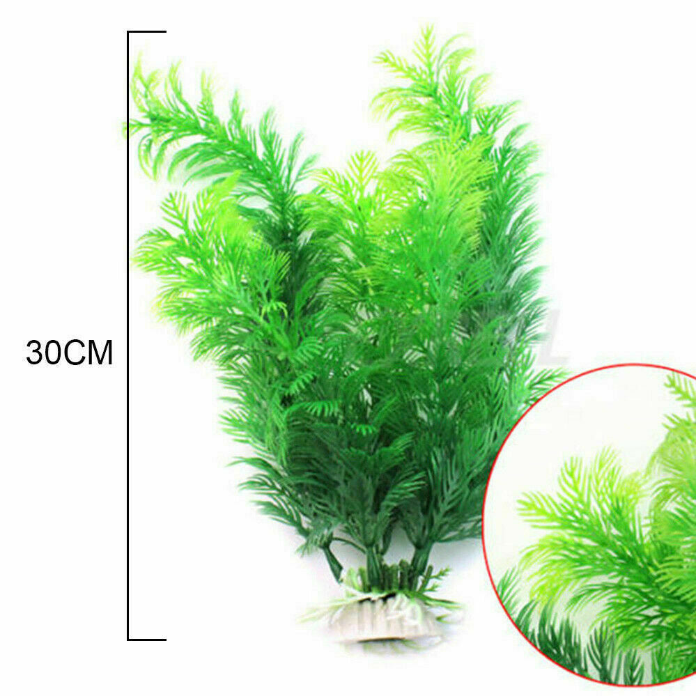 30Cm Large Fish Tank Ornament Plastic Water Plant Artificial Aquarium