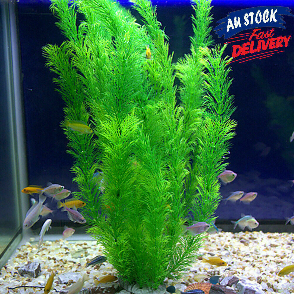 30Cm Large Fish Tank Ornament Plastic Water Plant Artificial Aquarium