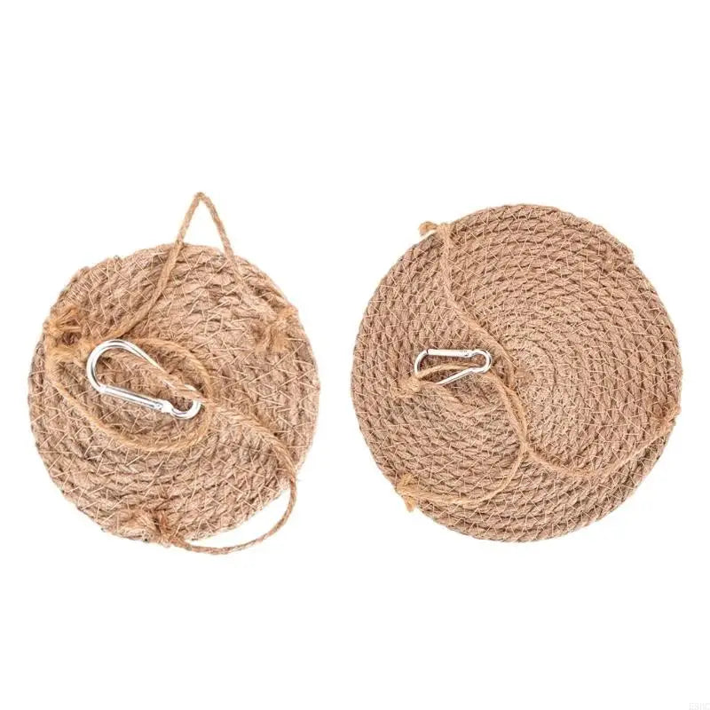 Reptiles Hammock Straw Woven Wear Resistant Hanging Bed for Terrariums Small Pet
