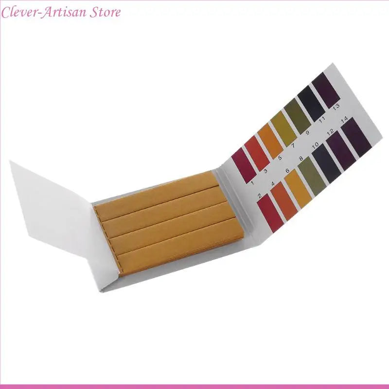 E06B 80 Pcs Aquarium Test Strip Fish for Tank Test Accurate Result for pH Easy Reading for Water Hydroponic & Soil Tes