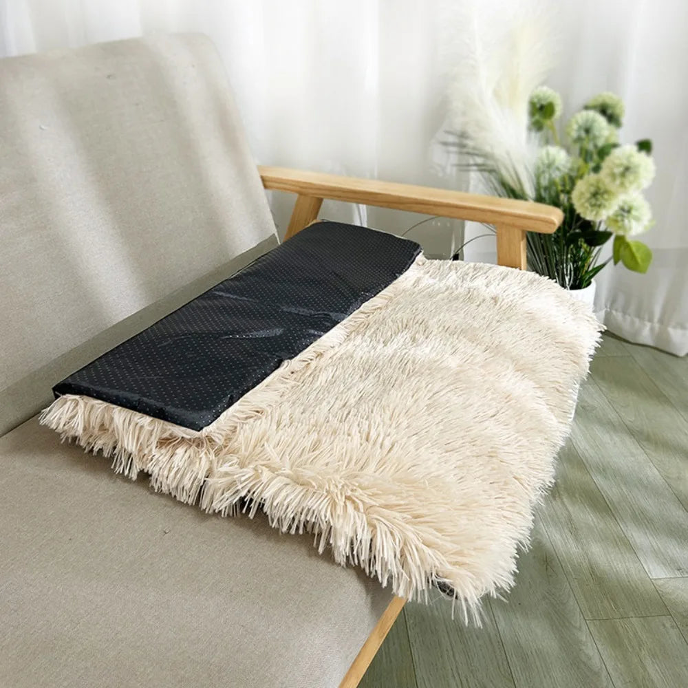 Pet Products Soft Dog Plush Winter Blanket Non-slip Velvet Warm Cat Blanket Waterproof Comfortable Puppy Sleep Mat Winter