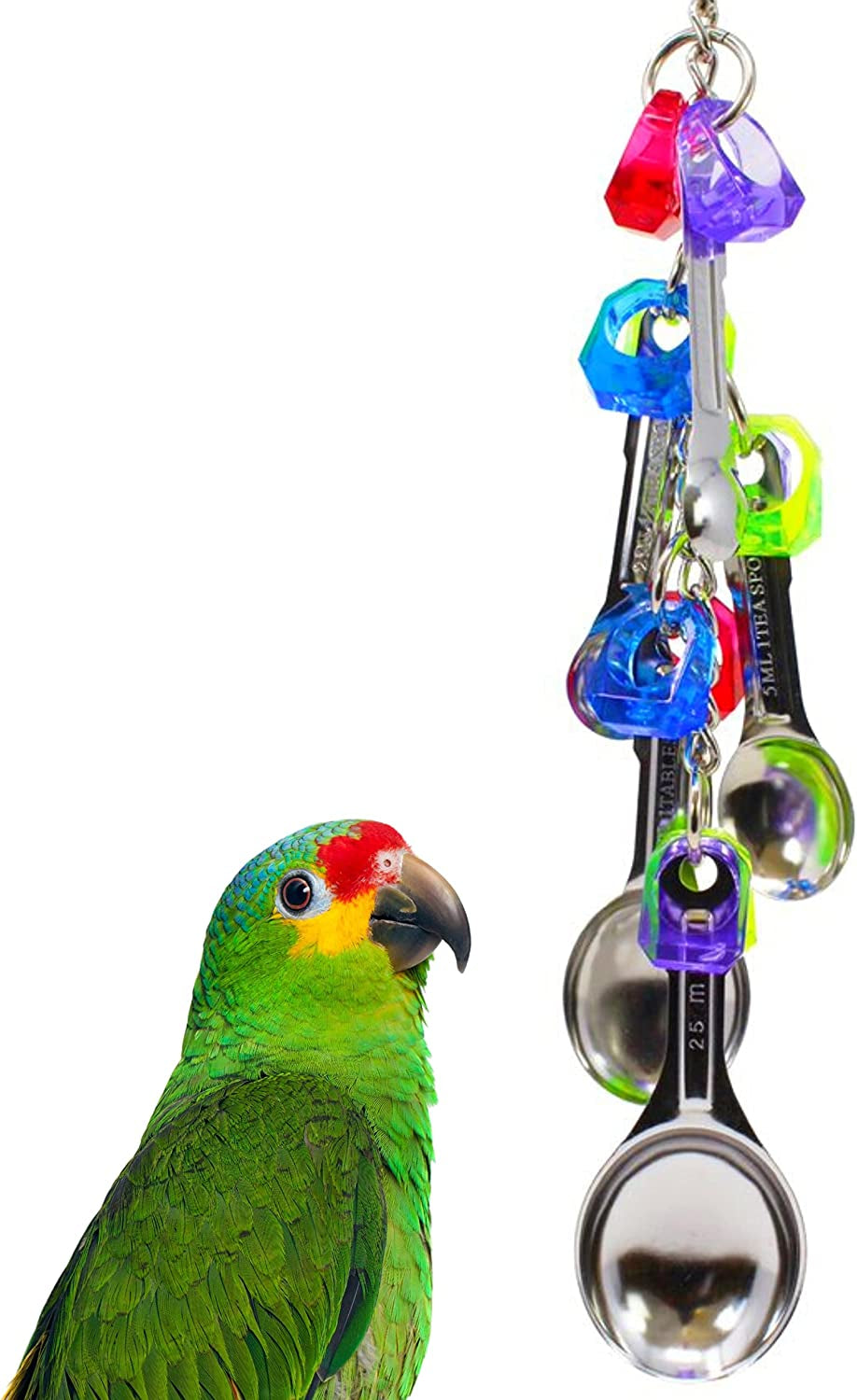 1969 Spoon Delight Medium Large Parrot Bird Toy African Grey Parrot Amazon Conure and Similar Birds
