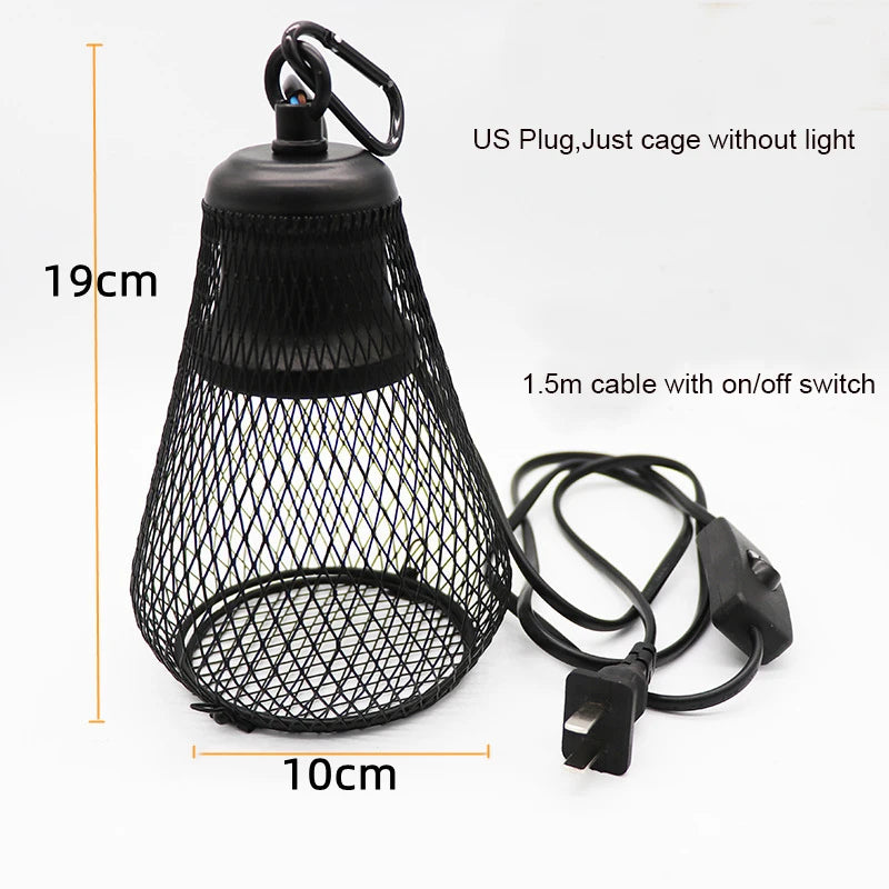 Pet Reptile Far Infrared Ceramic Heating Lamp Heat Emitter Light Bulb for Ortoise Lizard Spider Pet Warmer Bulb Brooder EU/US Pl