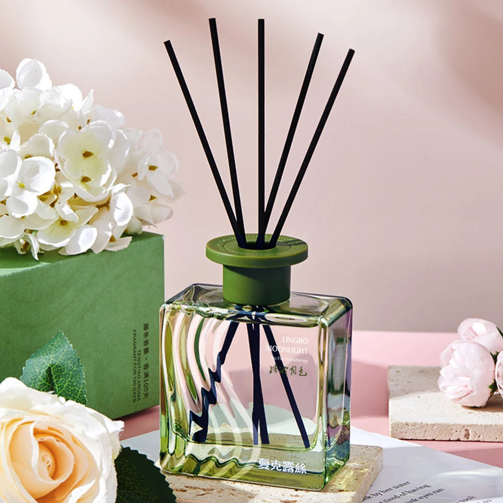 150ML Premium Home Fragrance - 3s Quick Diffusion, 110-Day Lasting, Natural Essential Oils, Floral/Fruity Scent for 30m²