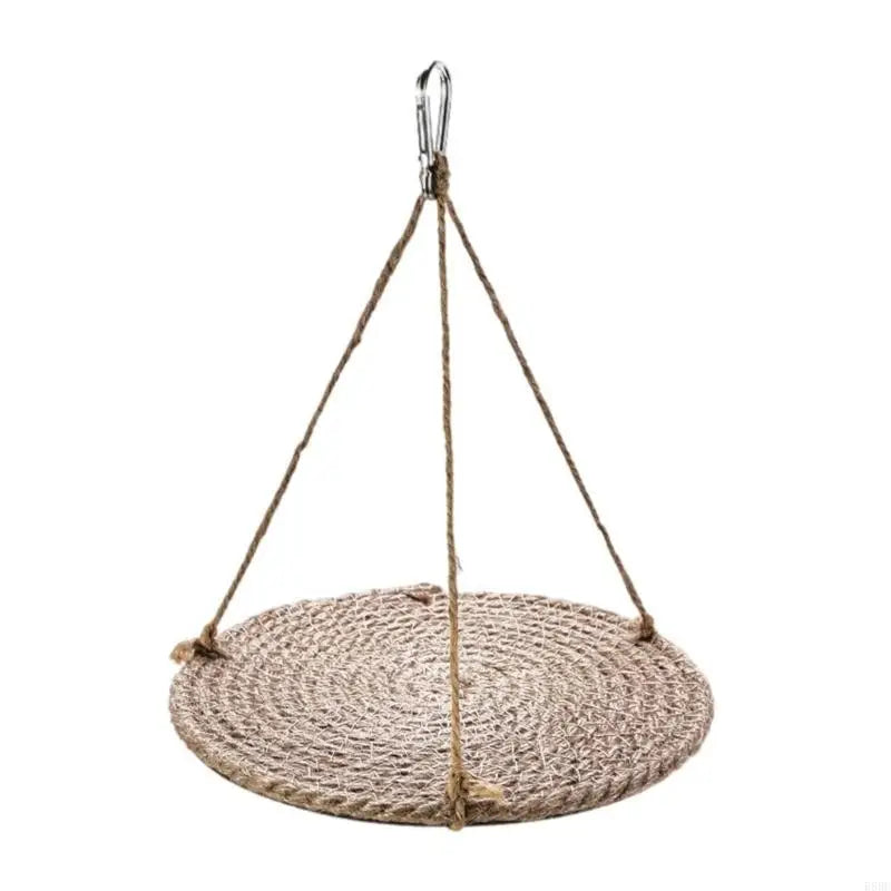 Reptiles Hammock Straw Woven Wear Resistant Hanging Bed for Terrariums Small Pet