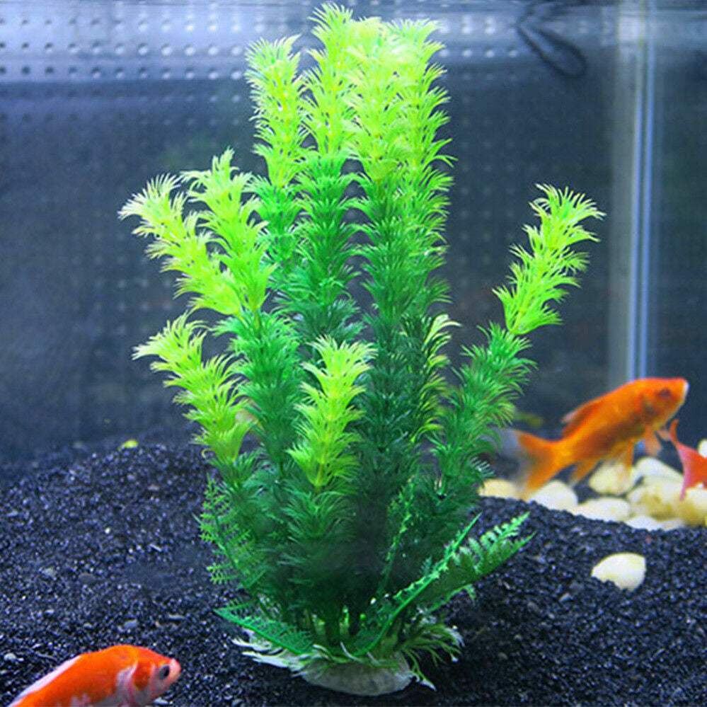 30Cm Large Fish Tank Ornament Plastic Water Plant Artificial Aquarium