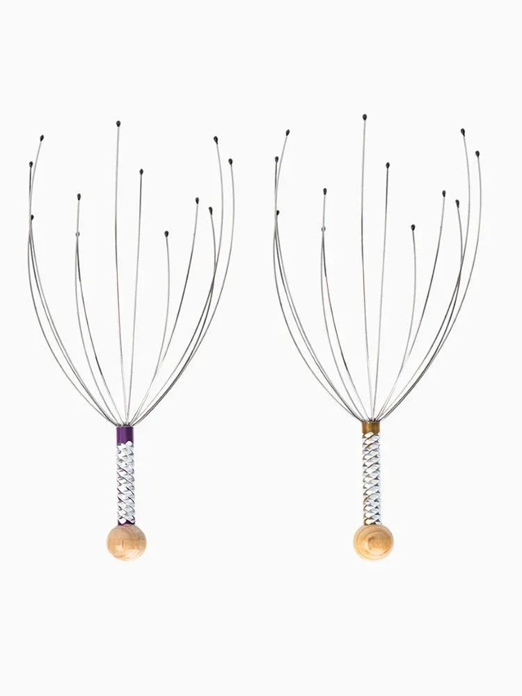 1/2PCS Head Massager Head Scratching Octopus Scalp Non Soul Extractor Divine Tool For Extracting Healthy And Healthy Hair