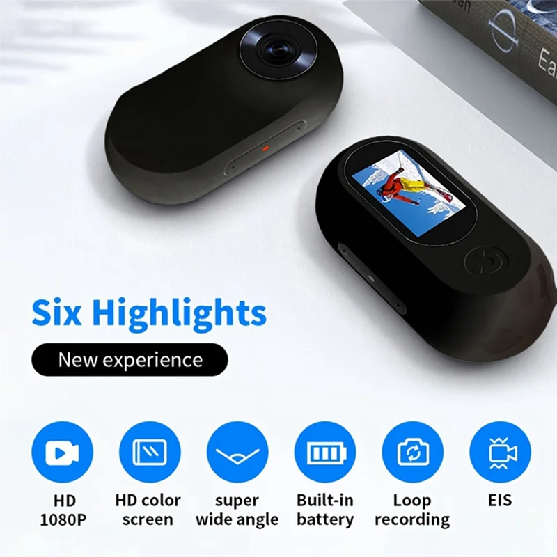 AY14 -1080P HD Wireless Collar Camera Cat Dog Pet Collar Camera Video Recorder Body Camera For Indoor/Outdoor With 32G Card
