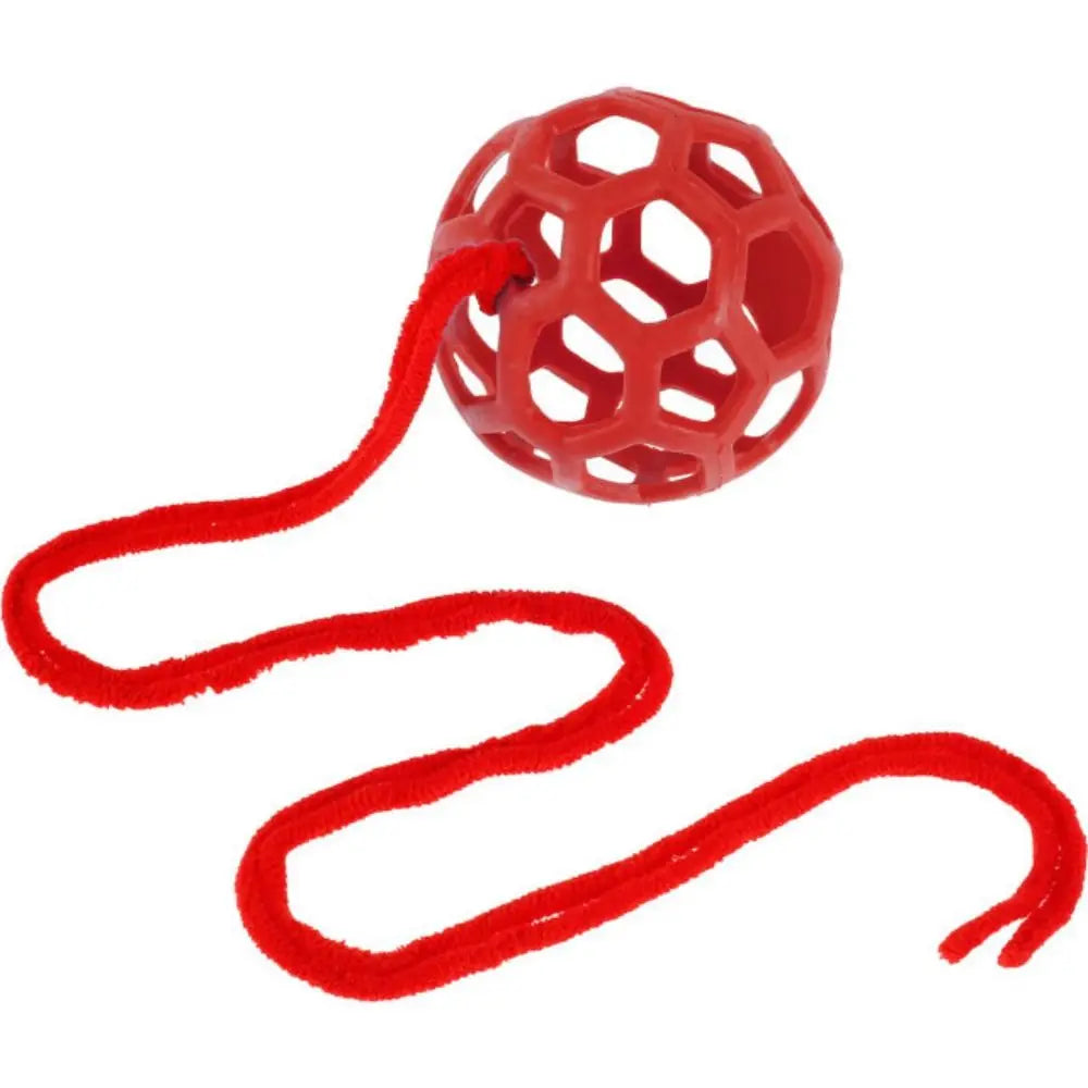 Multipurpose TPR Horse Treat Ball 5.5inch Red/Blue/Green Pony Hay Feeder Circular Soft Horse Feeding Dispenser Cattle