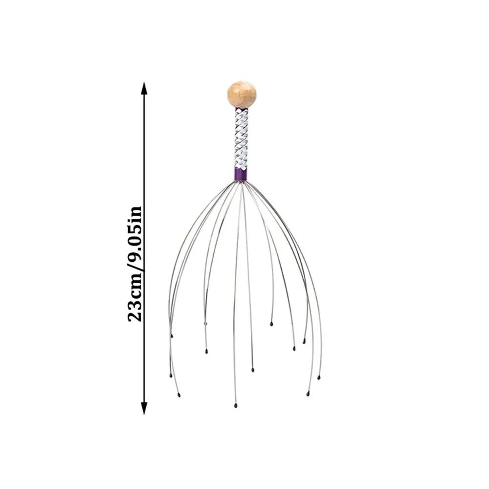 1/2PCS Head Massager Head Scratching Octopus Scalp Non Soul Extractor Divine Tool For Extracting Healthy And Healthy Hair
