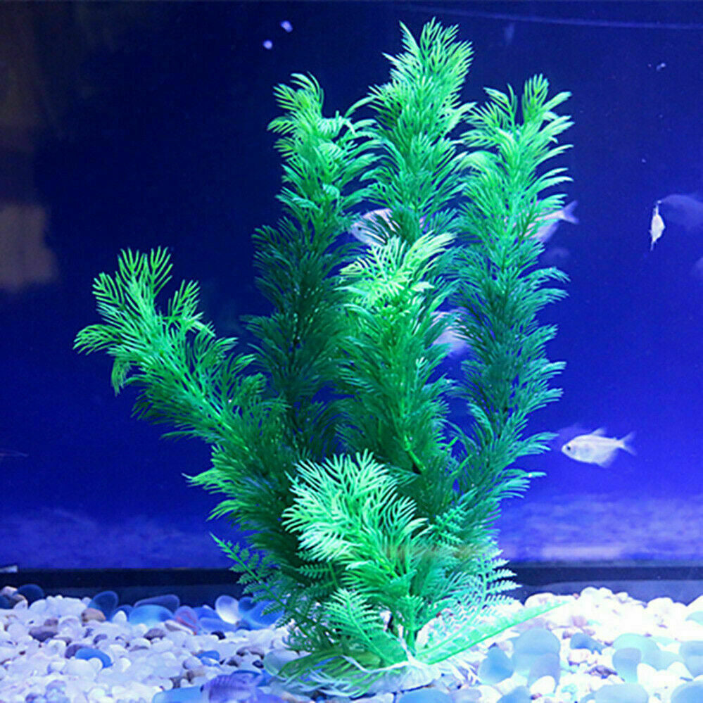 30Cm Large Fish Tank Ornament Plastic Water Plant Artificial Aquarium