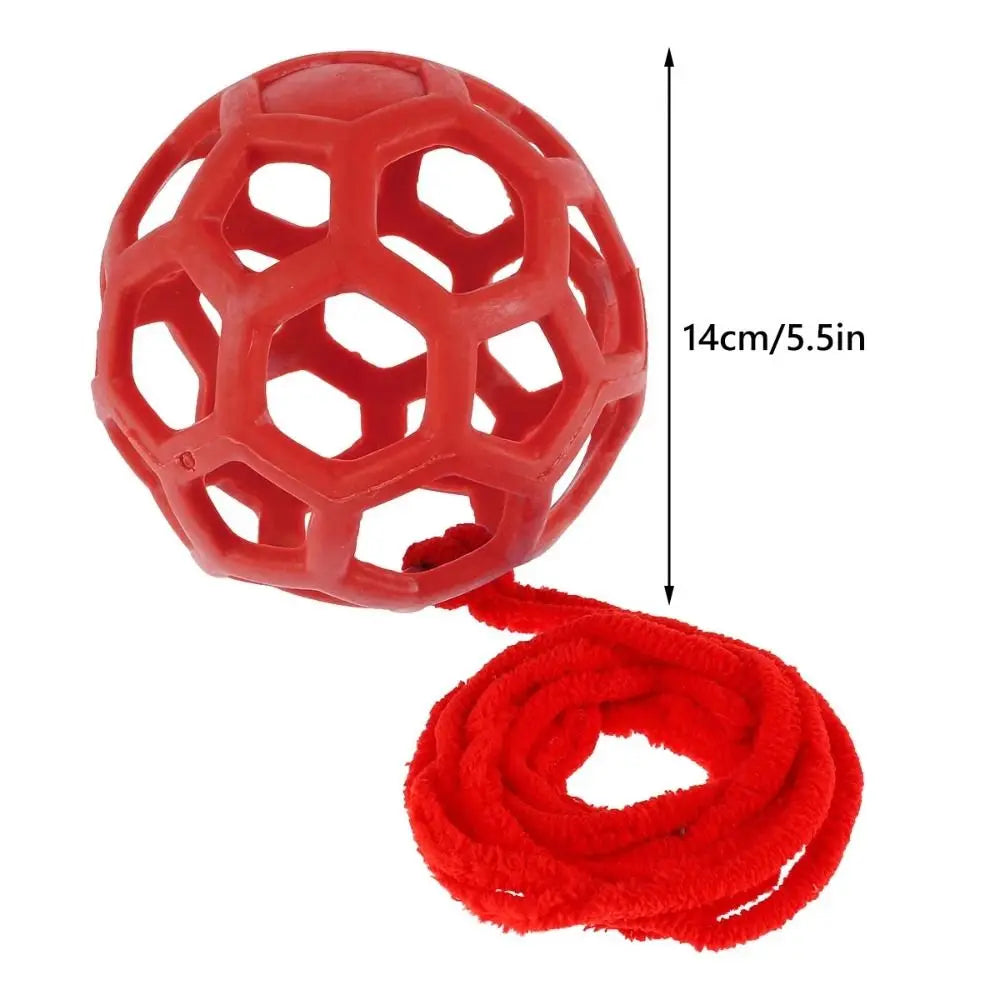 Multipurpose TPR Horse Treat Ball 5.5inch Red/Blue/Green Pony Hay Feeder Circular Soft Horse Feeding Dispenser Cattle