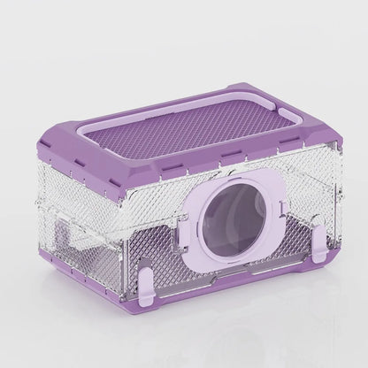 Folding Insect Observation Box Transparent Waterproof Portable Hamster Cage Wear Resistant Pet Observation Box for Outdoor