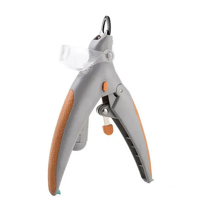 Pet Nail Clipper Professional Nail Trimmer with LED Light Magnifying Convex Mirror Dog Cat Pet Grooming Cleaning Supplies