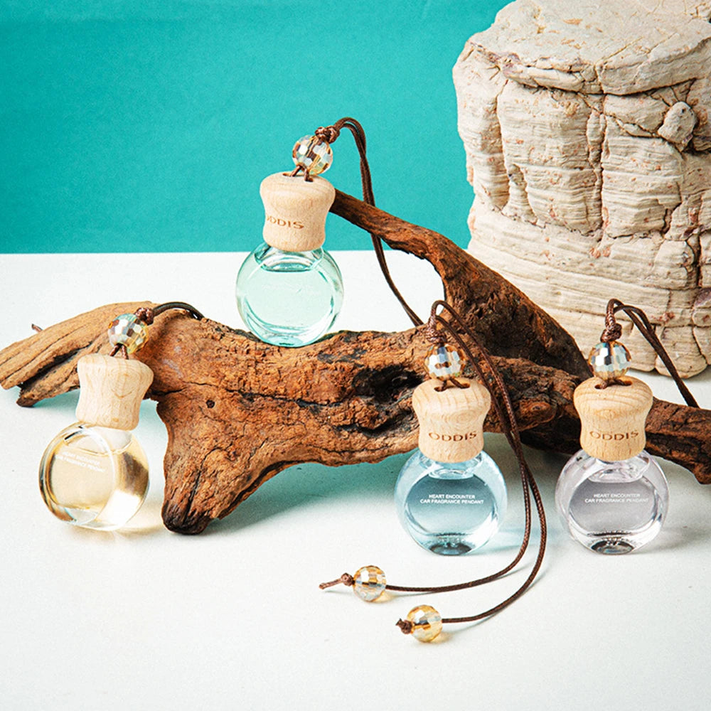 Air pendant aromatherapy oil diffuser, car interior air freshener essential oil long-lasting diffuser premium gift box