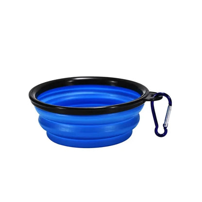 New 350ml Folding Bowl With Keychain Pet Bowl Portable Travel Dog Bowl Convenient Cat bowl Non-deformable Folding Bowl