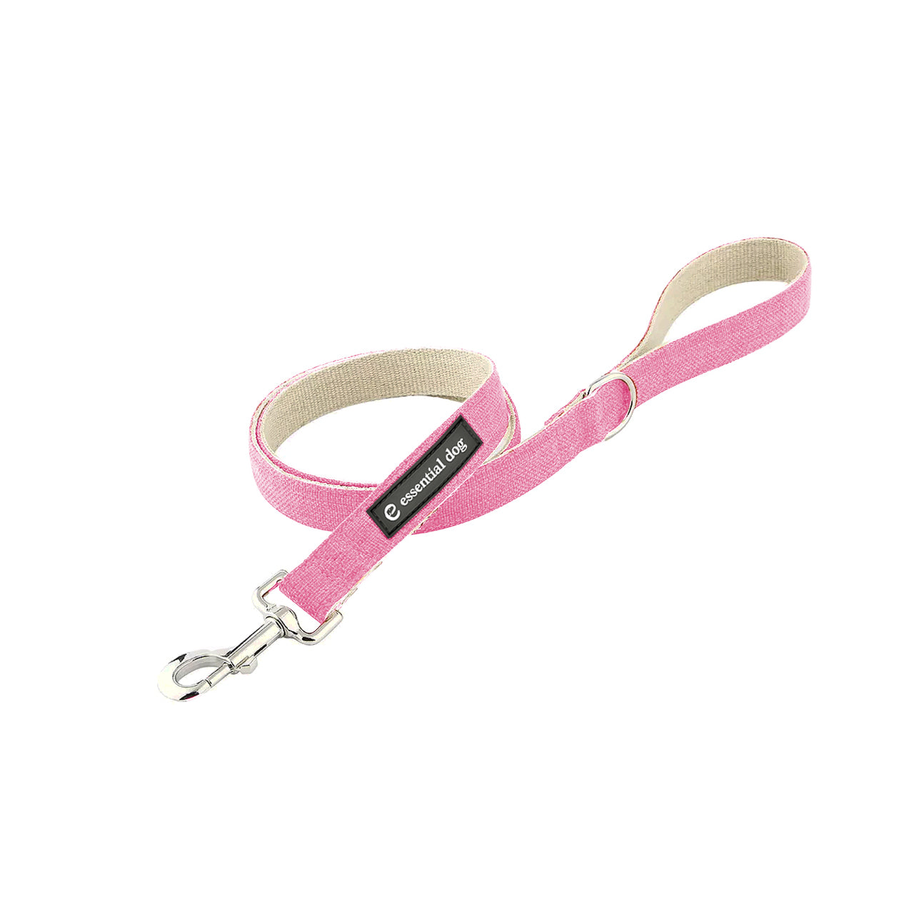 Organic Hemp & Cotton Dog Lead - Pretty in Pink-1