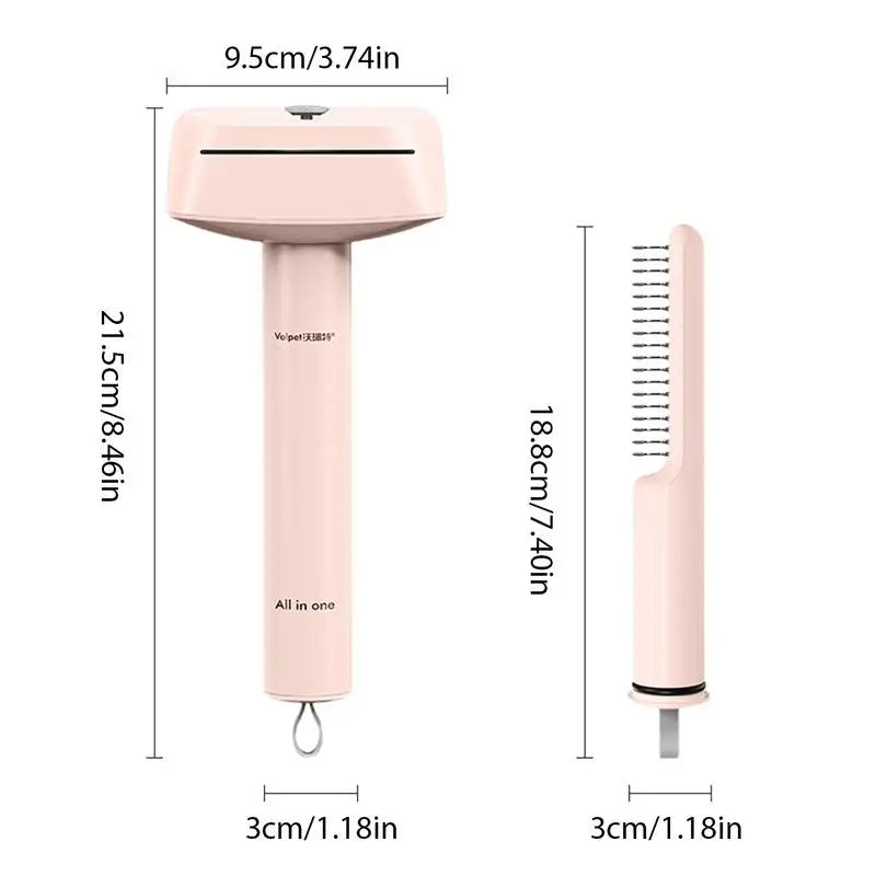 Cat Grooming Brush Shedding Brush Cat Hair Flea Groomer Lint Scraper Detangler Massage Coat Comb For Puppy Horse
