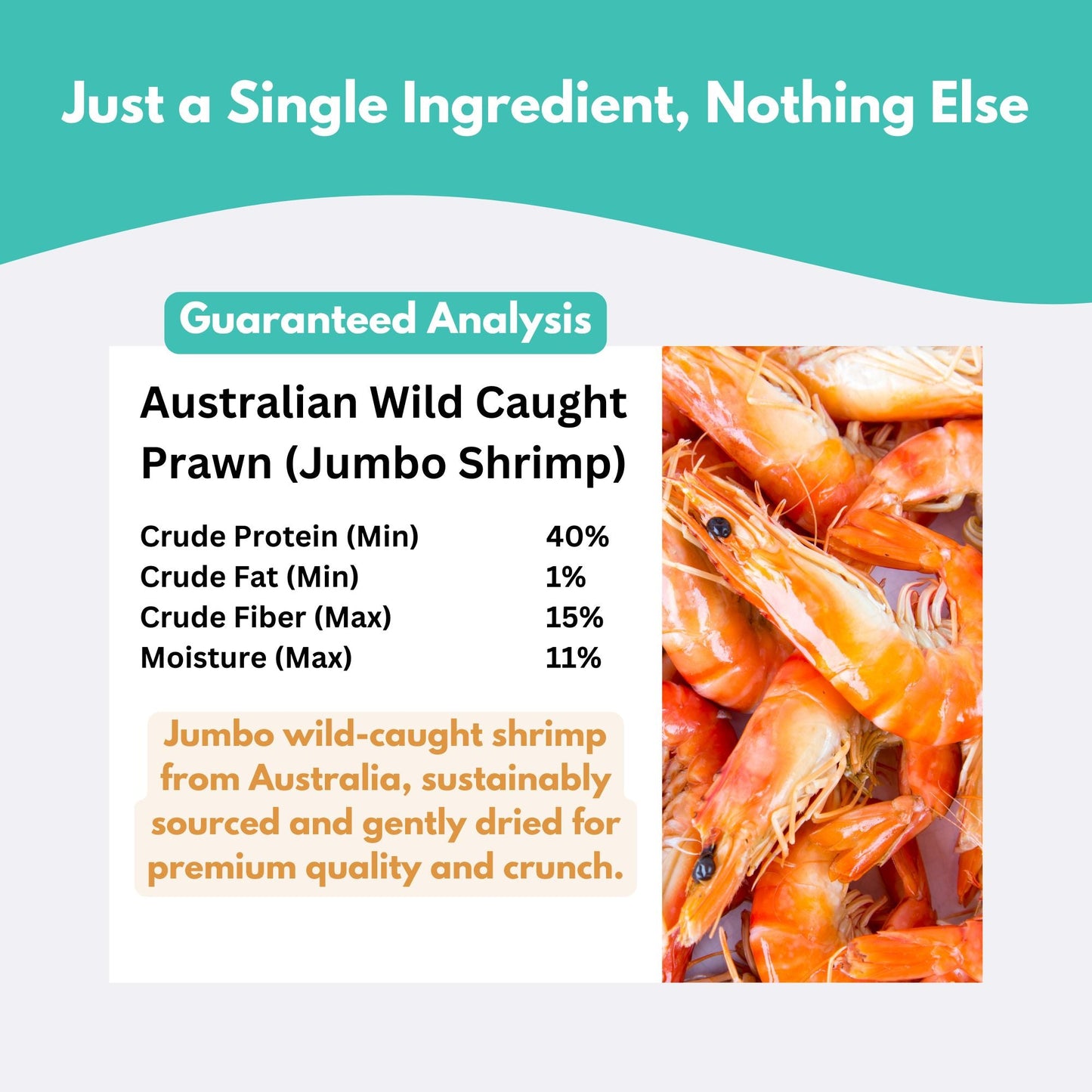 Wild-Caught Australian Jumbo Prawn Dog Treats-3