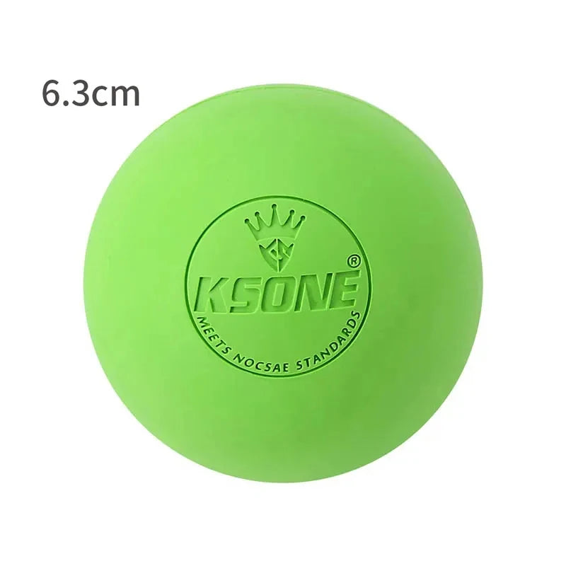 Rubber Fascia Massage Ball Yoga Fitness Muscle Relaxation Pain Relief Healt Care Portable Physiotherapy Lacrosse Massage Ball