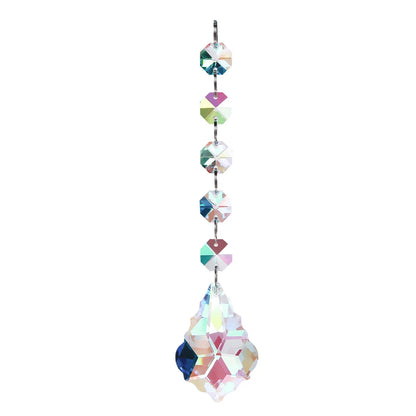 Sun Catchers With Crystals, Hanging Crystals Suncatchers For Windows, Colored Crystals Prisms  Pendant Suncatchers Beads New