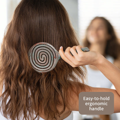 Wide Curved Vented Hair Brush Detangle with Nylon Bristles Best for Men Women Brushes