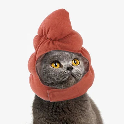 Funny Hat for Cat Sunflower Christmas Costume Pet Hat Halloween Cosplay Keep Warm Headwear Dogs Hats Puppy Accessories for Cats