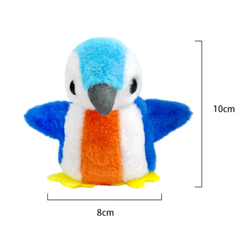 Hot Simulated Bird Cat Toy Interactive Toys Dog Rechargeable Chirping Flapping Bird(no Flying) Touch Activated Plush Pet Toy