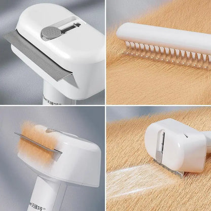 Cat Grooming Brush Shedding Brush Cat Hair Flea Groomer Lint Scraper Detangler Massage Coat Comb For Puppy Horse