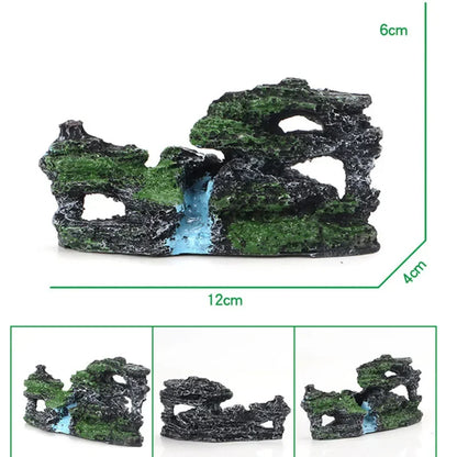 Decorative Rocks Aquarium Decoration Resin Rockery for Fish Tank Decoration Fake Stone Fish Tank Decor Aquarium Decorative Rocks