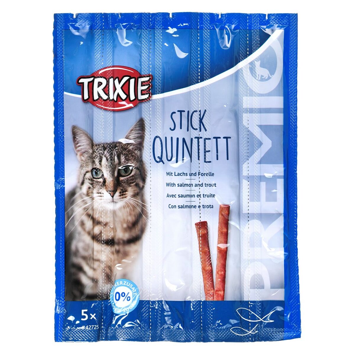 Snack for Cats Trixie TX-42725 5 x 5 g Salmon 25 g-0