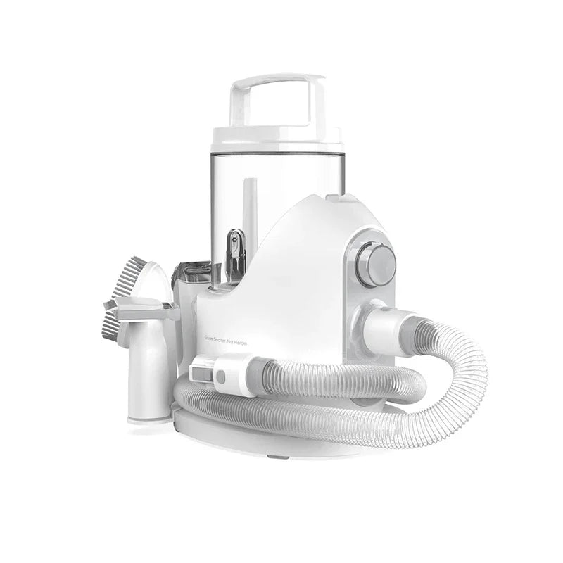 P2 Pro Pet Grooming Vacuum Kit Cleaning Brush 10500Pa Dog Brush Hair Trimmer Grooming Comb Hair Clipper Kit 2L