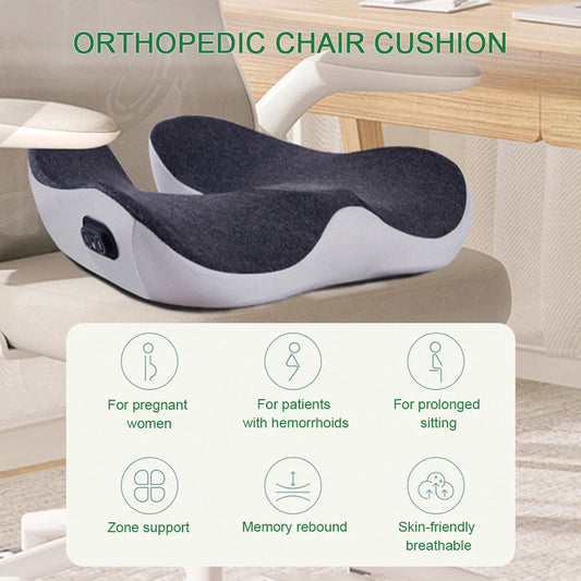 Electric Massage Cushion Vibration Massage Chair Cushion Hip Massage Mat Buttock Massager Waist Support Lumbar Pillow masajeador