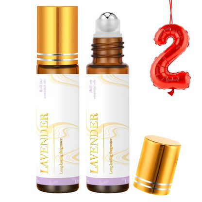 2PC 10ml Roller Essential Oils Massage oil Coffee Lollipop Vanilla coconut Lavender Peony Cotton Candy Raspberry Cherry Gifts