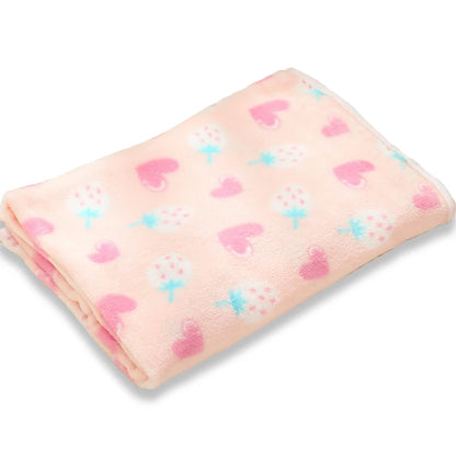 Soft and Fluffy High Quality Pet Blanket Cute Star Print Pet Mat Warm and Comfortable Pet Blanket for Dogs and Cats Pet Supplies