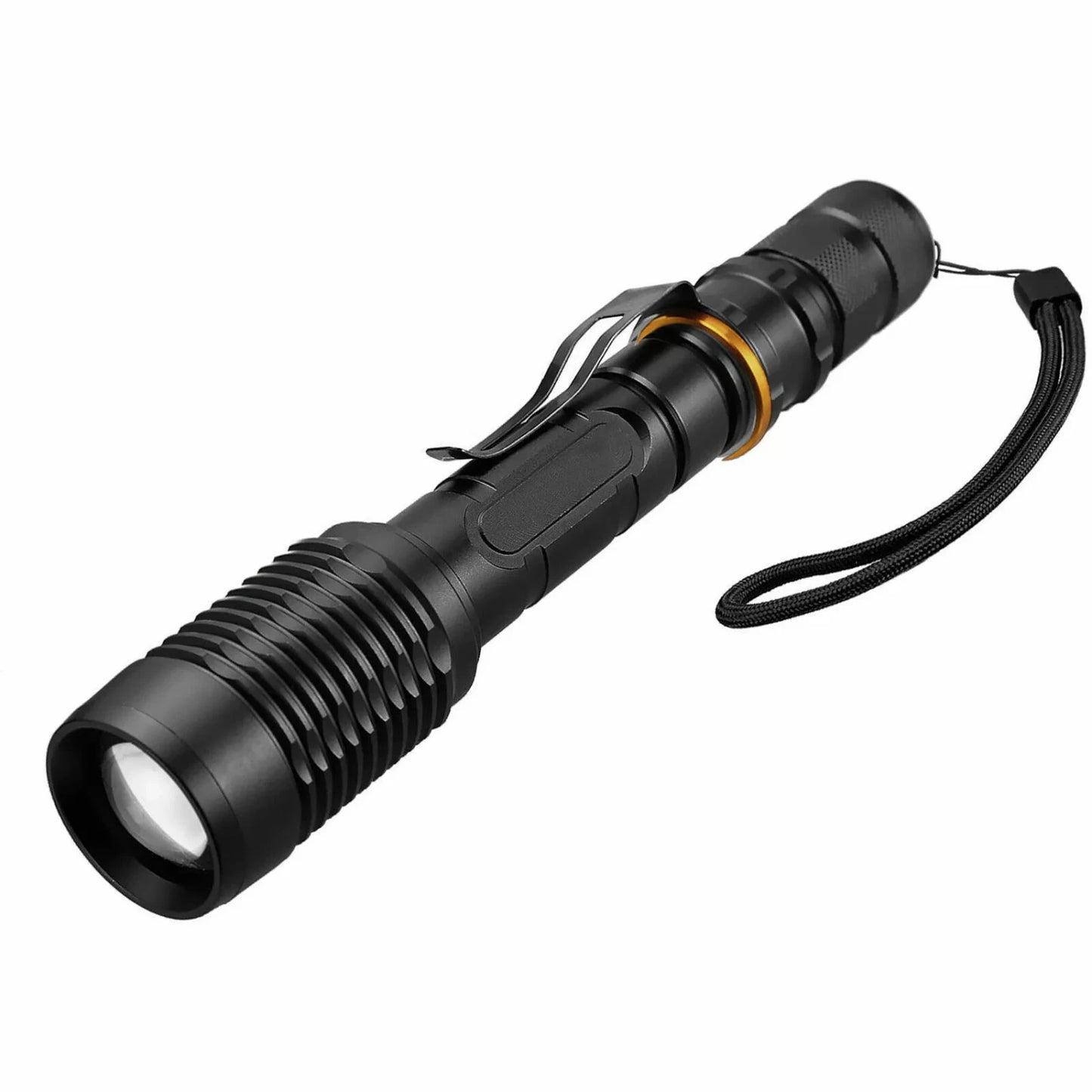 Police Tactical   LED High Powered 5-Zoom 18650 Flashlight  Torch