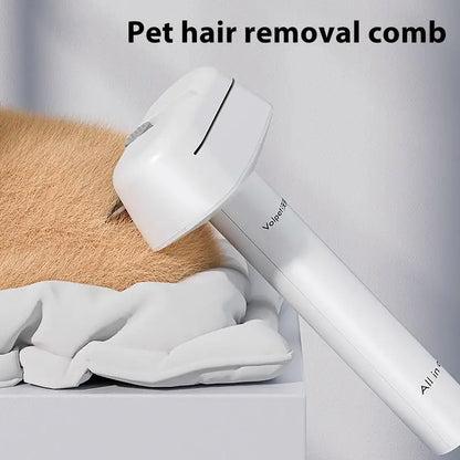 Cat Grooming Brush Shedding Brush Cat Hair Flea Groomer Lint Scraper Detangler Massage Coat Comb For Puppy Horse