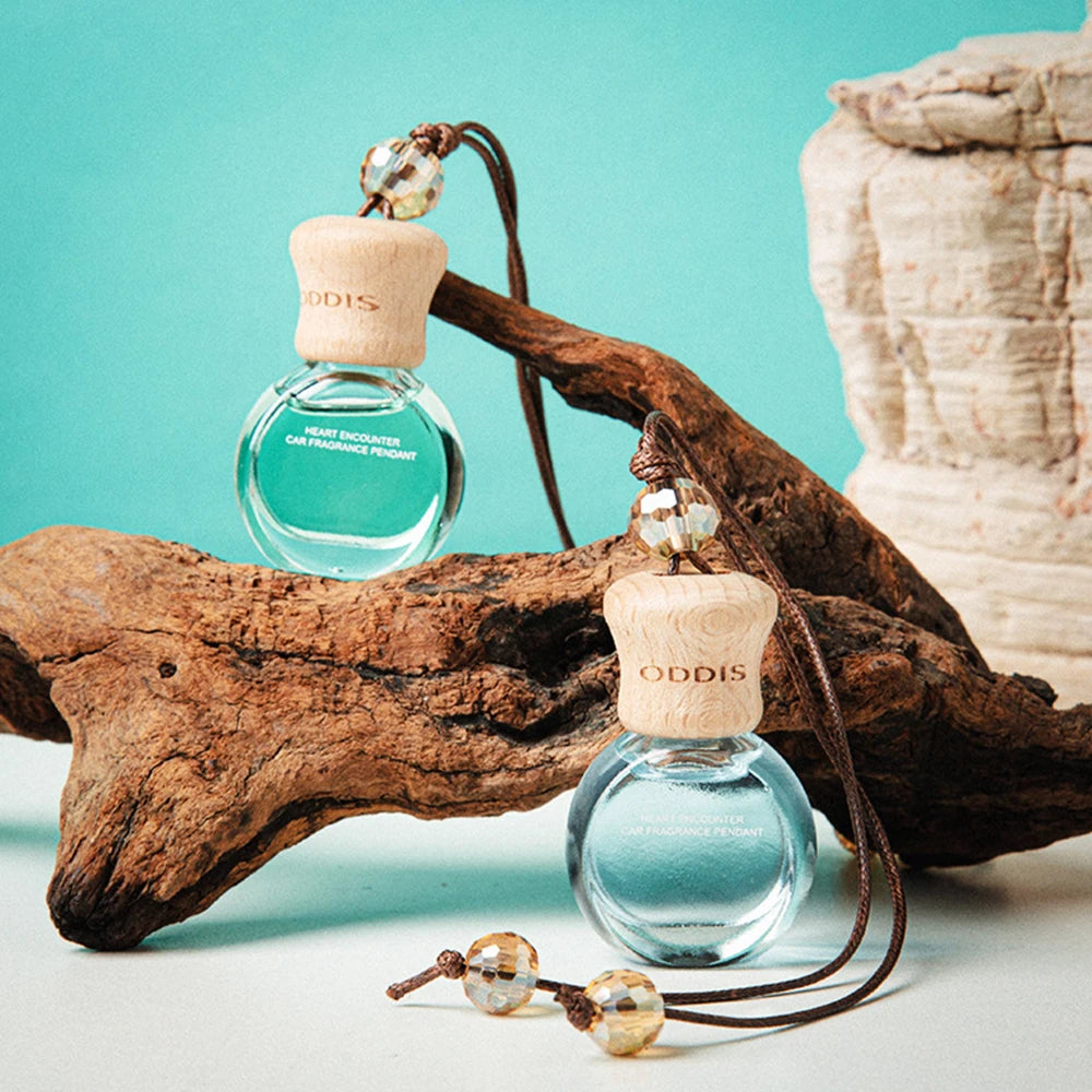 Air pendant aromatherapy oil diffuser, car interior air freshener essential oil long-lasting diffuser premium gift box