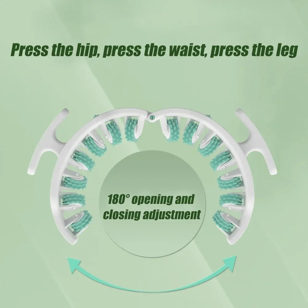 Round Massager Roller For Waist Abdominal Muscles Ring Leg Clip Stovepipe  To Clear The Meridian Portable Cellulite Massage