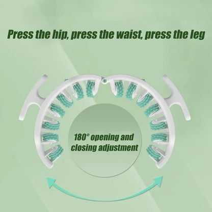 Round Massager Roller For Waist Abdominal Muscles Ring Leg Clip Stovepipe  To Clear The Meridian Portable Cellulite Massage