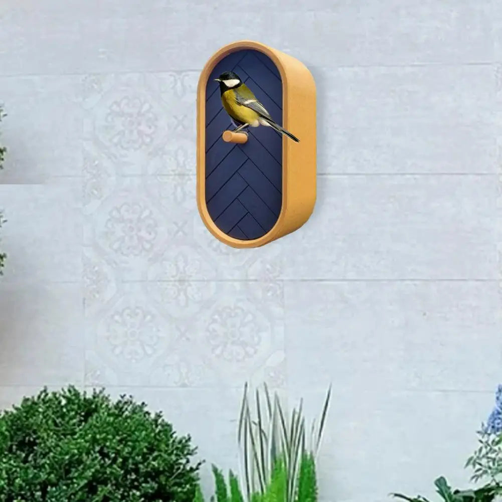 3D Printed Bird House Wall Mounted Wild Birds House Decorative Garden Birdhouse for Small Birds Hummingbirds Wrens Finches