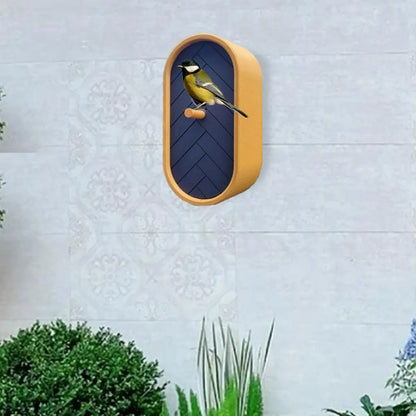 3D Printed Bird House Wall Mounted Wild Birds House Decorative Garden Birdhouse for Small Birds Hummingbirds Wrens Finches