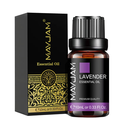 MAYJAM 10ML Essential Oil Lavender Jasmine Eucalyptus Vanilla Sandalwood Bergamot Rosemary Citronella Cinnamon Fragrance Oil