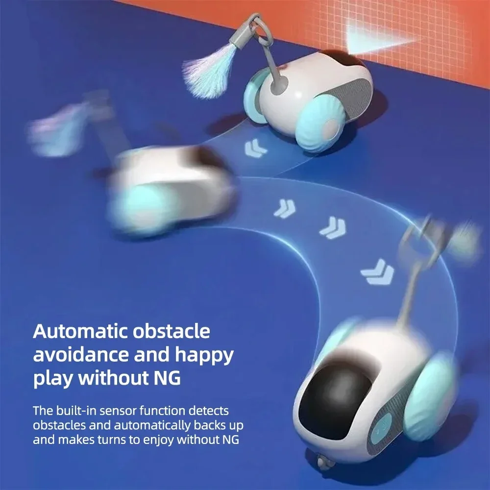 Cat Chase Car – Automatic Rolling Toy for Non-Stop Feline Fun