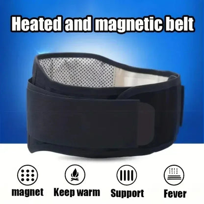 Adjustable 20-Magnet Self-Heating Magnetic Therapy Belt for Back and Waist – Sports Support & Waist Massage Belt