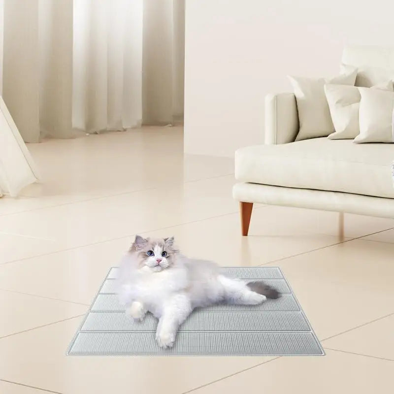 Pet Cooling Mat Foldable Self-Cooling Mat Scratch Resistant Leakproof Design Pet Supplies For Outdoor Indoor Crate Car Kennel
